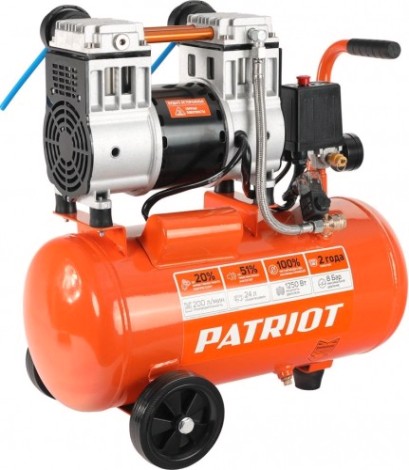 Компрессор поршневой безмасляный PATRIOT WO 24-220 [525301920]
