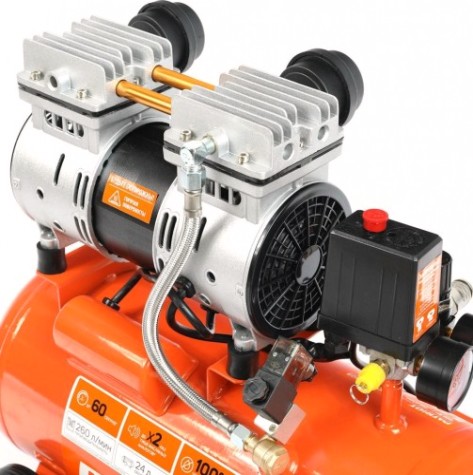 Компрессор поршневой безмасляный PATRIOT WO 24-260S [525301921]