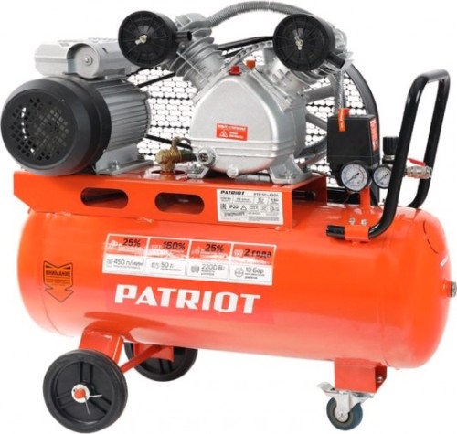 Компрессор поршневой PATRIOT PTR 50-450A [525306325]