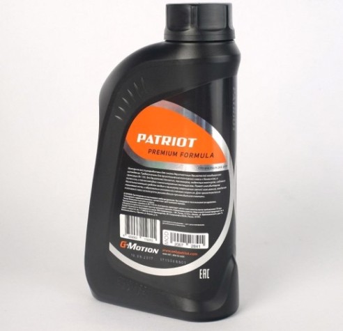 Масло для 2-тактных двигателей PATRIOT G-Motion 2T Garden 1 л [850030300]