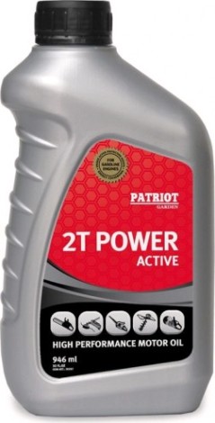 Масло для 2-тактных двигателей PATRIOT Power Active 2T 0,946 л [850030597]