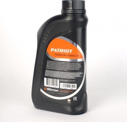 Масло для 4-тактных бензиновых двигателей PATRIOT G-Motion SAE 5W30 4T ARCTIC полусинт. 1 л [850030100]