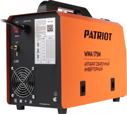 Сварочный полуавтомат PATRIOT WMA 175 M инверторный mig/mag/mma [605302150]